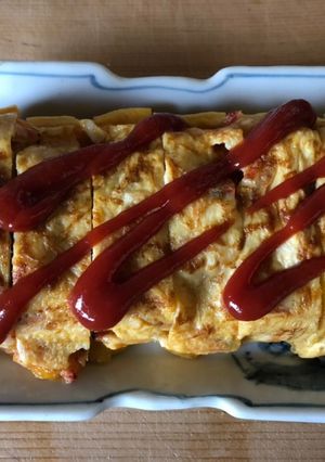 干し海老の卵焼き-レシピのメイン写真