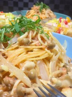 絶品簡単♪素材の味♪具沢山たらこパスタ❀-レシピのメイン写真