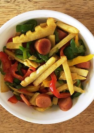 たけのこと色々野菜のカレー炒め-レシピのメイン写真