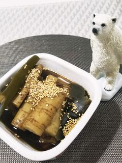 圧力で柔らか昆布とゴボウ煮-レシピのメイン写真