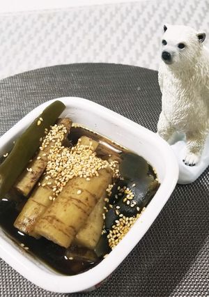 圧力で柔らか昆布とゴボウ煮-レシピのメイン写真