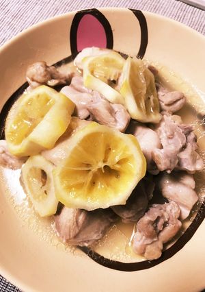 簡単シンプル鶏肉のレモン煮-レシピのメイン写真