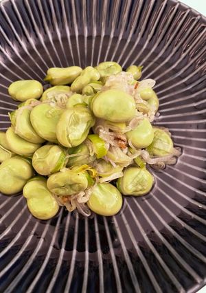 そら豆の蒸し炒め-レシピのメイン写真