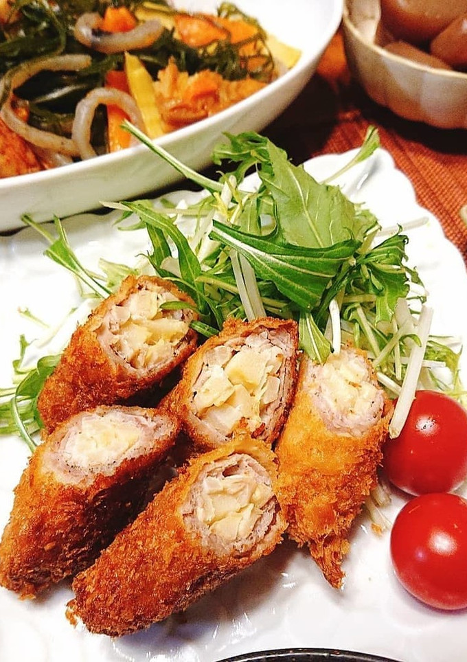 簡単 たけのこの肉巻きフライ-レシピのメイン写真