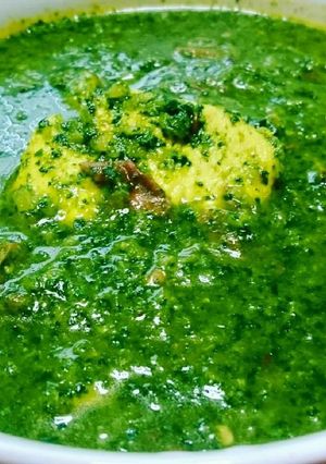 ほうれん草と色々葉野菜のチキンカレー-レシピのメイン写真