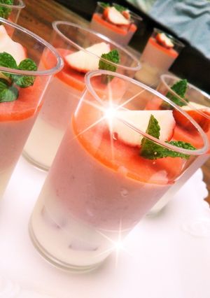 三層のイチゴのムース-レシピのメイン写真