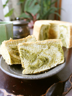抹茶マーブルシフォン-レシピのメイン写真