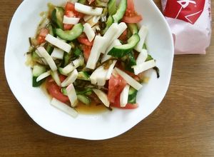 朝食は鈴廣かまぼこのサラダで美味しく-レシピのメイン写真