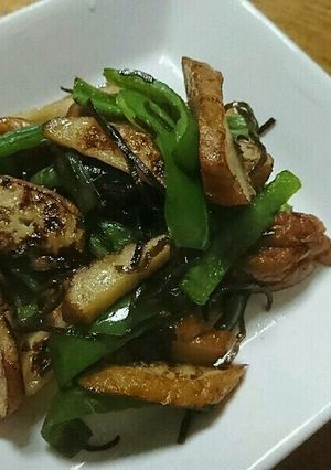 薩摩揚げとピーマンの炒め-レシピのメイン写真
