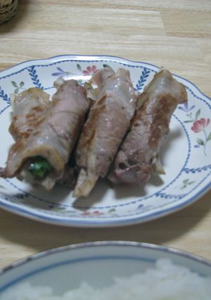 ゴボウとニラの豚肉巻き-レシピのメイン写真