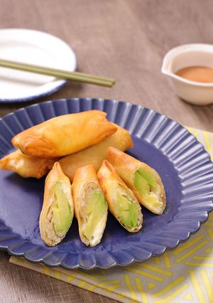 新しょうがとアボカドチーズの春巻き☆-レシピのメイン写真