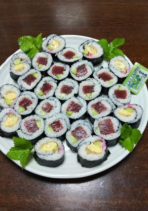 鉄火巻きとのり巻き-レシピのメイン写真