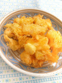 ホワイトアスパラと海老の掻き揚げ-レシピのメイン写真