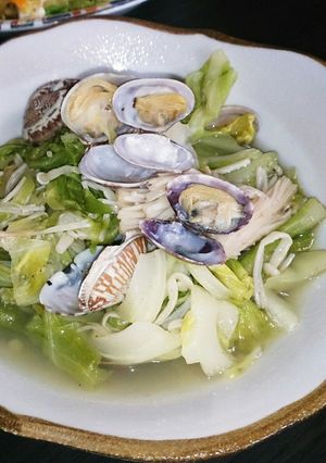 アサリのキャベツ酒蒸し♪-レシピのメイン写真