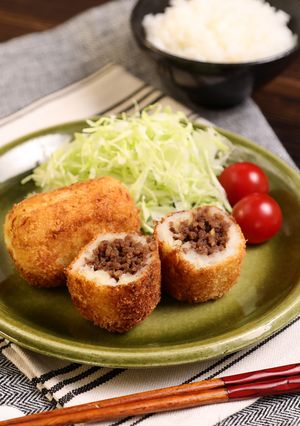 甘辛牛しぐれ煮のポテトコロッケ☆-レシピのメイン写真