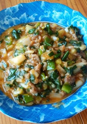 ご飯がすすむ 千本ネギの味噌炒め-レシピのメイン写真