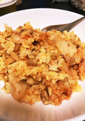 超簡単！納豆キムチチャーハン-レシピのメイン写真