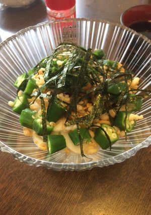 ぶっかけうどん♪とろろ☆おくら☆なめこ-レシピのメイン写真