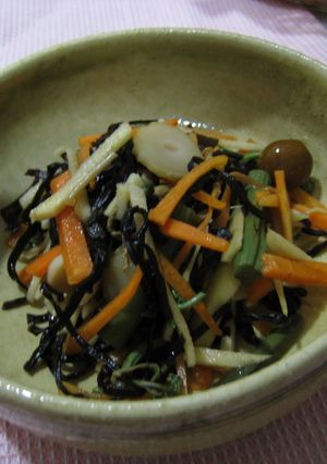刻んで混ぜて♪山菜の塩昆布和え-レシピのメイン写真