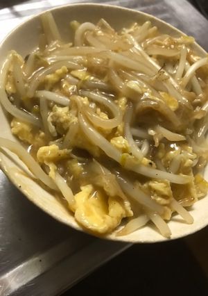もやしと卵で中華あんかけ-レシピのメイン写真
