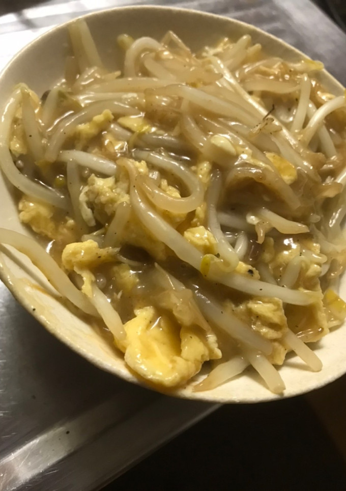 もやしと卵で中華あんかけ-レシピのメイン写真