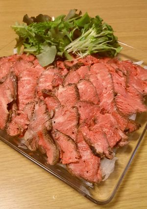 コーラで簡単柔らか❤炊飯器ローストビーフ-レシピのメイン写真