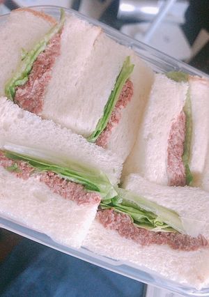 コーンビーフサンド-レシピのメイン写真