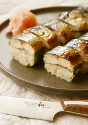 焼き鯖寿司-レシピのメイン写真