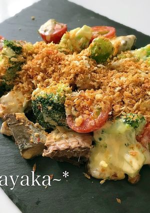 鯖缶でチーズとろ〜り美味しい簡単メイン-レシピのメイン写真