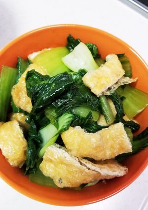 チンゲン菜と油揚げの煮浸し-レシピのメイン写真