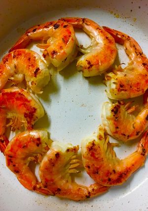 殻付エビのフライパン焼き☆マジックソルト-レシピのメイン写真