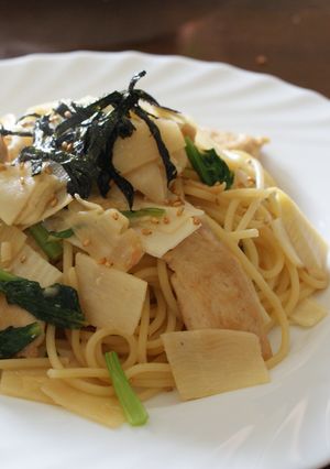 朝穫り筍の春パスタ-レシピのメイン写真