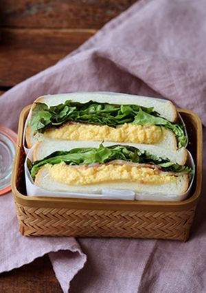 お子様も満足☺ベーコン卵サンド-レシピのメイン写真