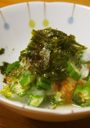 オクラの大根おろし和え♪簡単！さっぱり！-レシピのメイン写真