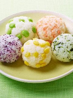 皆で作ろう!かんたん5色おにぎり-レシピのメイン写真