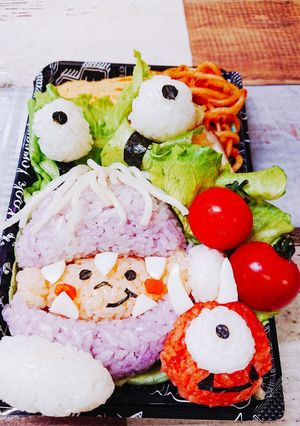 モンスターズインク♪ブーキャラ弁♪♪-レシピのメイン写真
