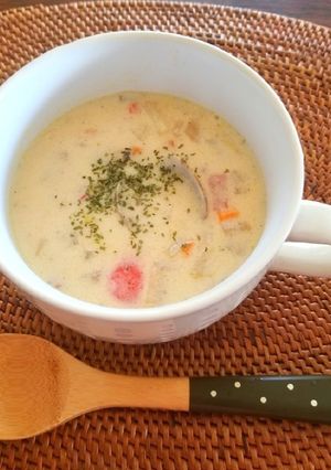 クラム野菜チャウダー-レシピのメイン写真
