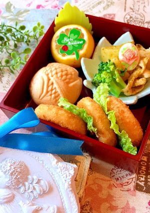 4月24日 ミニお重弁当 詰め方 その2-レシピのメイン写真
