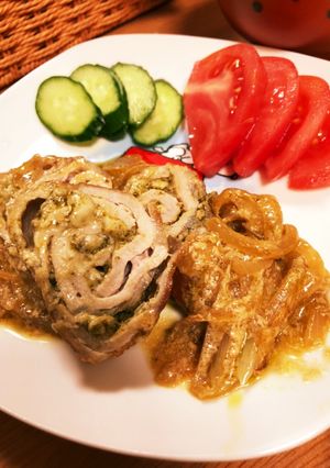 薄切り豚ロース肉のバジルチーズ巻き-レシピのメイン写真