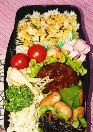 高２男子のお弁当4月24日-レシピのメイン写真