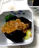 茄子とピーマンのわさび味噌かけ