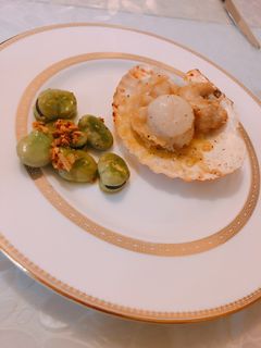 ホタテと空豆のガーリックソテー-レシピのメイン写真