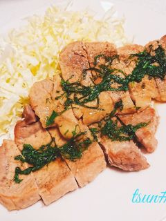 ポークソテー*大葉ソース-レシピのメイン写真