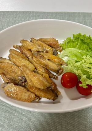 茹でてから焼く♪簡単やみつき手羽の塩焼き🍖-レシピのメイン写真