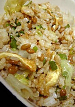 ピリ辛納豆チャーハン-レシピのメイン写真