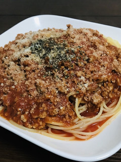 手抜きミートソーススパゲティ-レシピのメイン写真