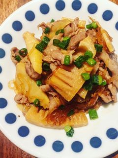 豚肉とたけのこの春雨炒め-レシピのメイン写真