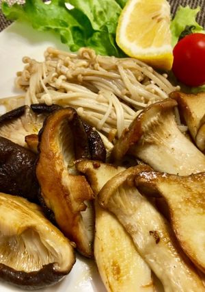 ☆キノコのオリーブオイル焼き♪-レシピのメイン写真