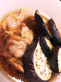 焼き茄子と豚バラのめんつゆ-レシピのメイン写真