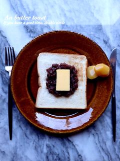 あんバタートースト-レシピのメイン写真